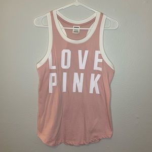 Love Pink Racerback Tank Top